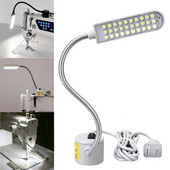 10/20/30 LED rūpnieciskās šujmašīnas apgaismojums lampas apģērbu mašīnas darba apgaismojums 360° elastīgs regulējams zoss kakls ar slēdzi