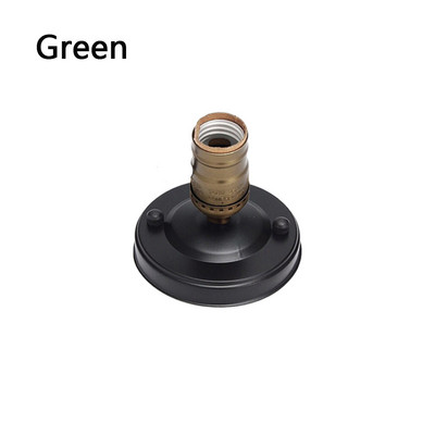 E27 E26 Pätica žiarovky Galvanicky pokovovaná hliníková Vintage Retro Antique Edison Stropná skrutka na žiarovku Objímka žiarovky s vypínačom