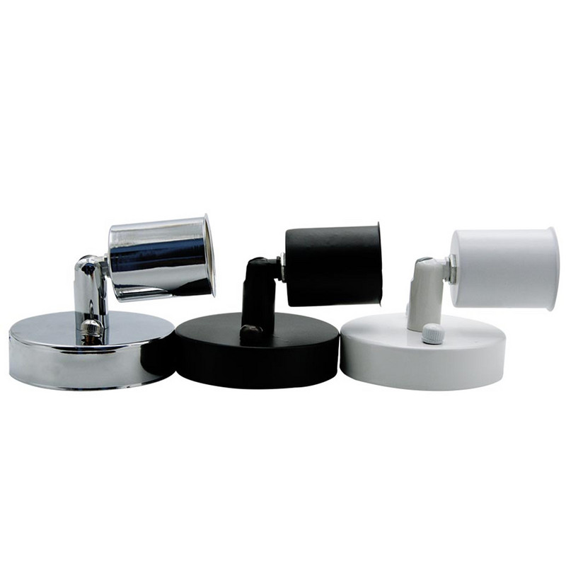 Objímka na lampu E27, otočná o 180 stupňov, stropná doska E14, železná závesná základňa, vysokoteplotná keramická skrutka pre žiarovku