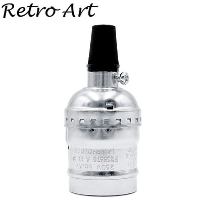 senovinis pakabinamas lempos lizdas E26 E27 lmapholder šviesos lizdas su užtrauktuku jungikliu