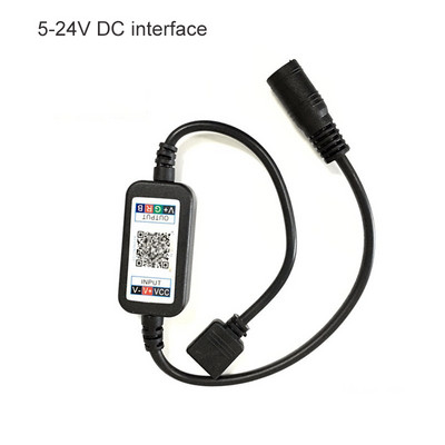 Bandă de lumină LED Controler RGB fără fir compatibil Bluetooth pentru control APP DC USB 5V - 24V Muzică 5050 Bandă luminoasă colorată