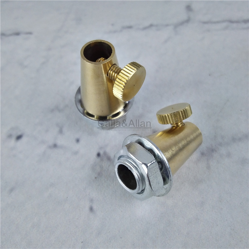 2 τεμάχια λαβές καλωδίων από ορειχάλκινο υλικό υψηλής ποιότητας λαβές καλωδίων από χάλκινο κορδόνι μεταλλικές λαβές σύρμα κλειδαριά ορείχαλκος ανακούφιση καταπόνησης DIY μέρη φωτισμού