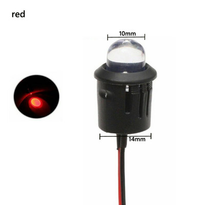 5-50 τμχ Μαύρο Πλαστικό 3mm 5mm 8mm 10mm Λάμπα LED Δίοδος Βάση Μαύρο κλιπ Bezel Socket Βάση Χρήσιμη βάση LED Διόδου Μαύρο κλιπ