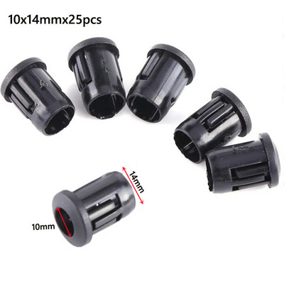 5-50 τμχ Μαύρο Πλαστικό 3mm 5mm 8mm 10mm Λάμπα LED Δίοδος Βάση Μαύρο κλιπ Bezel Socket Βάση Χρήσιμη βάση LED Διόδου Μαύρο κλιπ