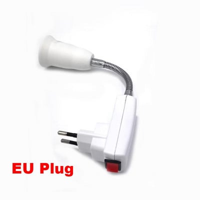 Convertor de extensie flexibil E27 Bec de lumină LED Adaptator de extindere Soclu Priză de perete Suport bază lămpii Soclu cu șurub Priză UE SUA