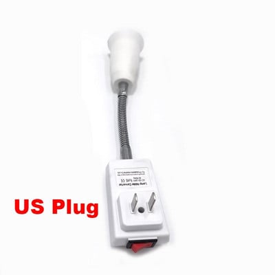 Convertor de extensie flexibil E27 Bec de lumină LED Adaptator de extindere Soclu Priză de perete Suport bază lămpii Soclu cu șurub Priză UE SUA