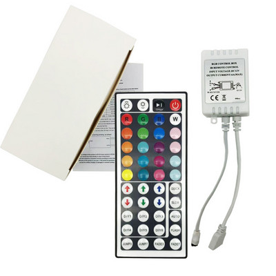 Controler LED RGB 44 de taste Telecomandă fără fir cu 4 pini IR pentru DC5-24V RGB 3528 5050 Flexibil LED bandă de lumină Dimmer acasă