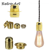 Metallist lambihoidja E27 kruviga lambialuse valguse pesa