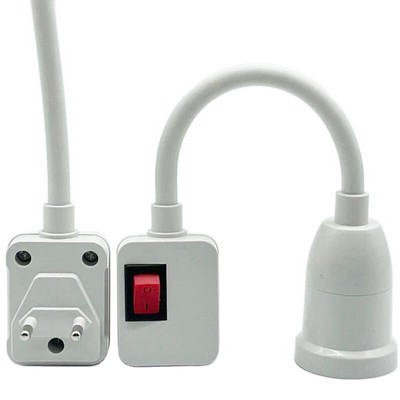 Υποδοχή λαμπτήρα E27 E27 Υποδοχή φωτιστικού με διακόπτη EU US UK Βάση λάμπας με βύσμα Λαμπτήρας εξοικονόμησης ενέργειας Επιτραπέζιο φωτιστικό LED Βάση Led