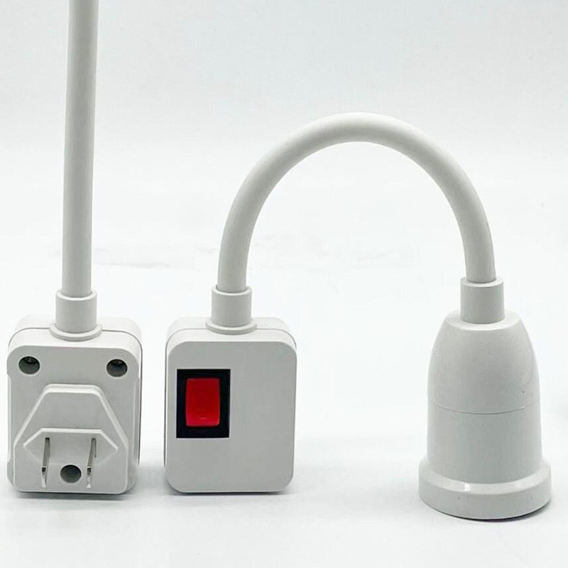 Υποδοχή λαμπτήρα E27 E27 Υποδοχή φωτιστικού με διακόπτη EU US UK Βάση λάμπας με βύσμα Λαμπτήρας εξοικονόμησης ενέργειας Επιτραπέζιο φωτιστικό LED Βάση Led