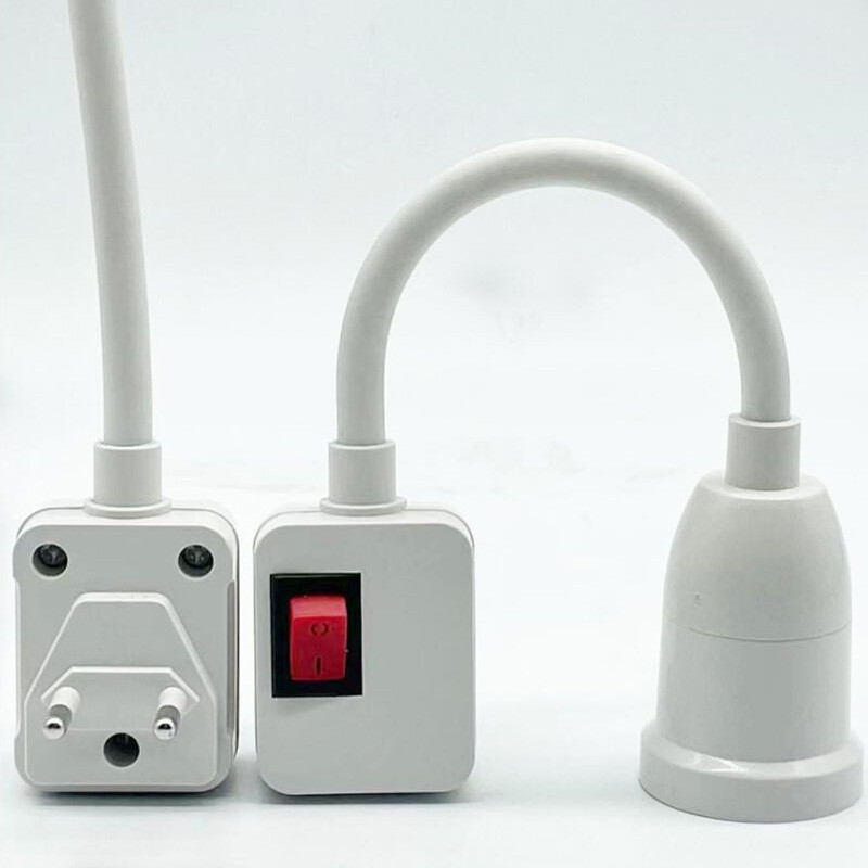 Υποδοχή λαμπτήρα E27 E27 Υποδοχή φωτιστικού με διακόπτη EU US UK Βάση λάμπας με βύσμα Λαμπτήρας εξοικονόμησης ενέργειας Επιτραπέζιο φωτιστικό LED Βάση Led