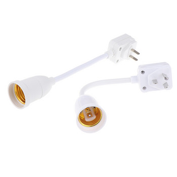 E27 Основа за лампа Стенен Гъвкав държач Гнездо за светлина Конвертор Основи US Plug On/Off Book Light Adapter Plug Switch Аксесоари
