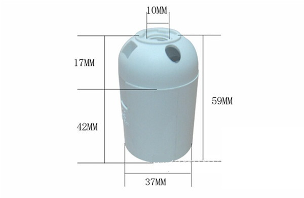 Βάση E27 πλαστική θήκη λυχνίας τύπου κλιπ E27 λαμπτήρας με νήμα E27 λαμπτήρας με ημίκλειση πλήρης βάση σπειρώματος e27