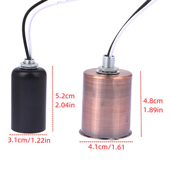 E27 E14 Керамична винтова лампа Цокъл за LED лампа с нажежаема жичка Подходяща за кристални лампи Лампи за свещи Европейски лампи Нови