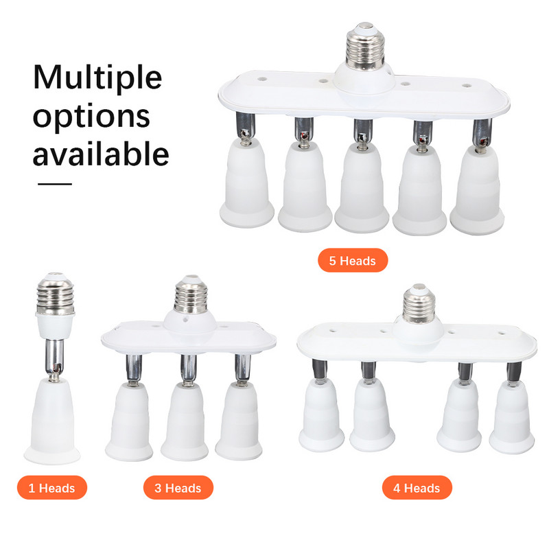 2 în 1 E27 PIR Senzor de mișcare cu infraroșu Lampă Suport bec 100-240V Adaptor priză Convertor Splitter Lumină studio