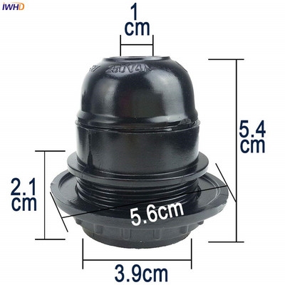 IWHD plastikust Douille Soquete E27 lambipesa aluse pesa 110V-220V Vintage Fitting E27 pistikupesaga lambipesa Portalampparas