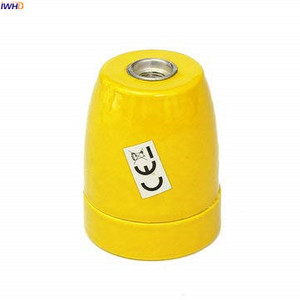 IWHD Ceramics E26/E27 Socket Bec Suport Industrial Retro Vintage Edison Lamp Suport E27 Fitting Base Lampholder CE UL