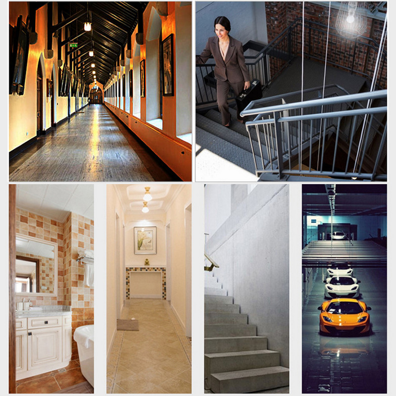 Senzor de mișcare PIR inteligent AC100-240V Convertor de soclu E27 Baza lămpii Suport întrerupător pentru bec inteligent