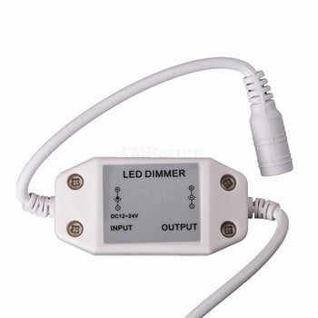 DC12-24V DC12-24V Ρυθμιστής φωτεινότητας λωρίδας LED Ρύθμιση διακόπτη σύνδεσης ελεγκτή 2A 4A για μονόχρωμη λωρίδα LED DC12-24V