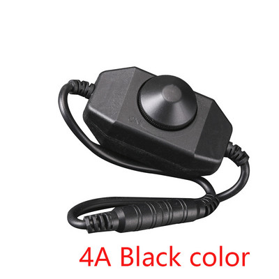 DC12-24V stmievač LED pásikov, regulátor jasu, konektor 2A 4A pre stmievanie jednofarebných LED pásikov DC12-24V