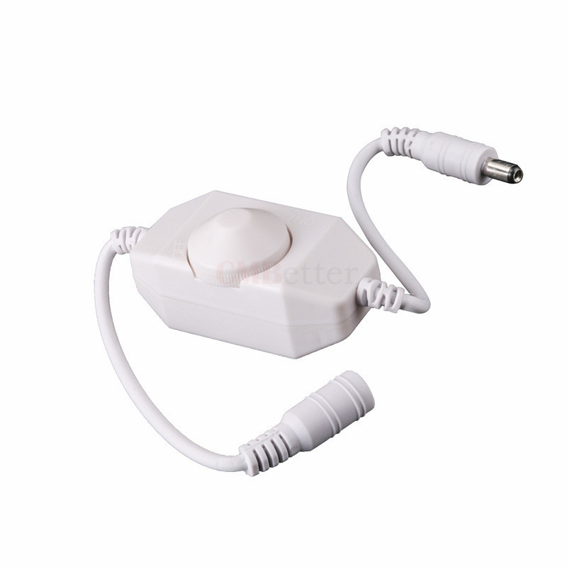 DC12-24V stmievač LED pásikov, regulátor jasu, konektor 2A 4A pre stmievanie jednofarebných LED pásikov DC12-24V