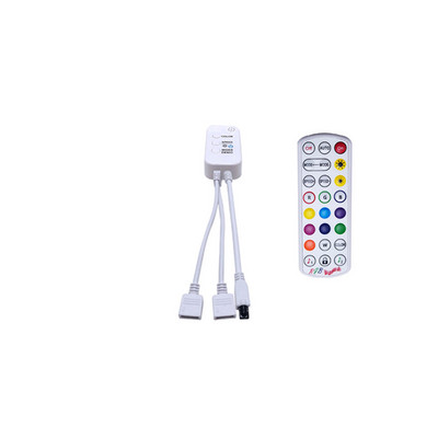 5 V 12 V 24 V LED 5050 2835 RGB kontrolleri lüliti 2 3 4 in 1 Juhtmega muusika Bluetooth kaugjuhtimispuldi lülituskaabel RGB lintvalgusti jaoks