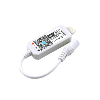 Controller WiFi RGB RGBW DC12V-24V pentru panou LED Funcție de sincronizare a luminii 16 milioane de culori Control smartphone