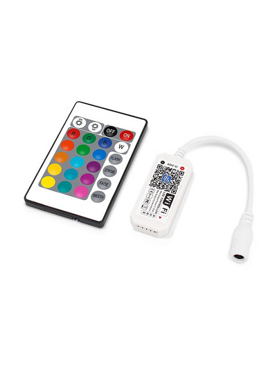 Mini controler WiFi RGB RGBW DC12V-24V pentru funcția de sincronizare a luminii panoului de bandă LED 16 milioane de culori Control smartphone