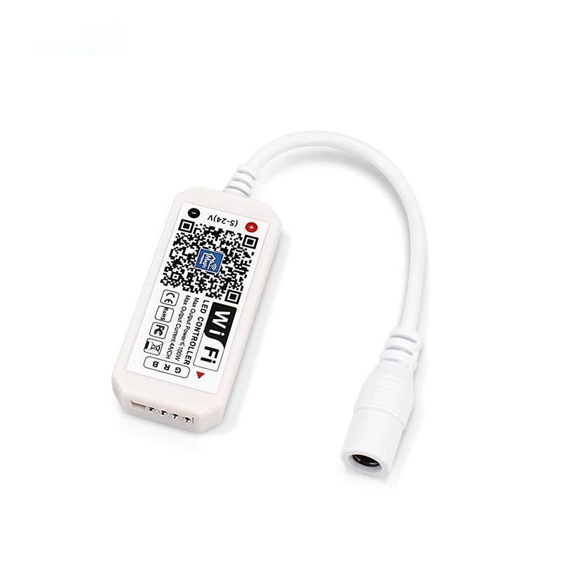Mini controler WiFi RGB RGBW DC12V-24V pentru funcția de sincronizare a luminii panoului de bandă LED 16 milioane de culori Control smartphone