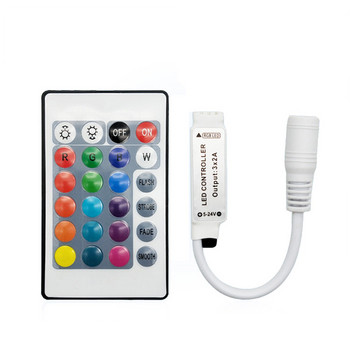 DC12V RGB LED Strip Controller IR/RF Τηλεχειριστήριο 3 πλήκτρων Προσαρμόστε το χρώμα του φωτός για SMD5050 SMD2835 LED Strip Tape Light