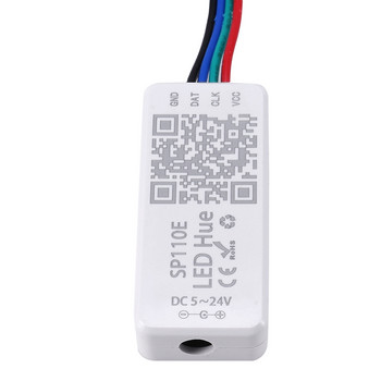 WS2812B SK6812RGB SK6812RGBW Bluetooth SP110E Mini Controller, Υποστήριξη ALL LED Strip/Module Light/Panel/String, IOS/Android App