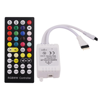 15A LED Controller RGBWW RGBCCT Controller Kit DC5-24V 40 Key IR Remote Controller For 5050 2835 RGB LED Strip Light