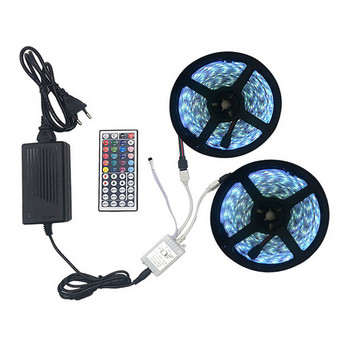 Λωρίδα LED 12V Dimmer Controller RGB Tape Tape Lamp Remote Control 24 44 Key IR LED Controller For 5050 2835 3528 Strip Light