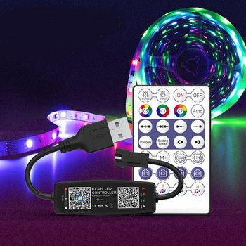 USB Bluetooth съвместимо RGB дистанционно управление за RGB LED ленти WS2812B WS2811 SK6812 Управление на приложението за смарт телефон IOS/Android
