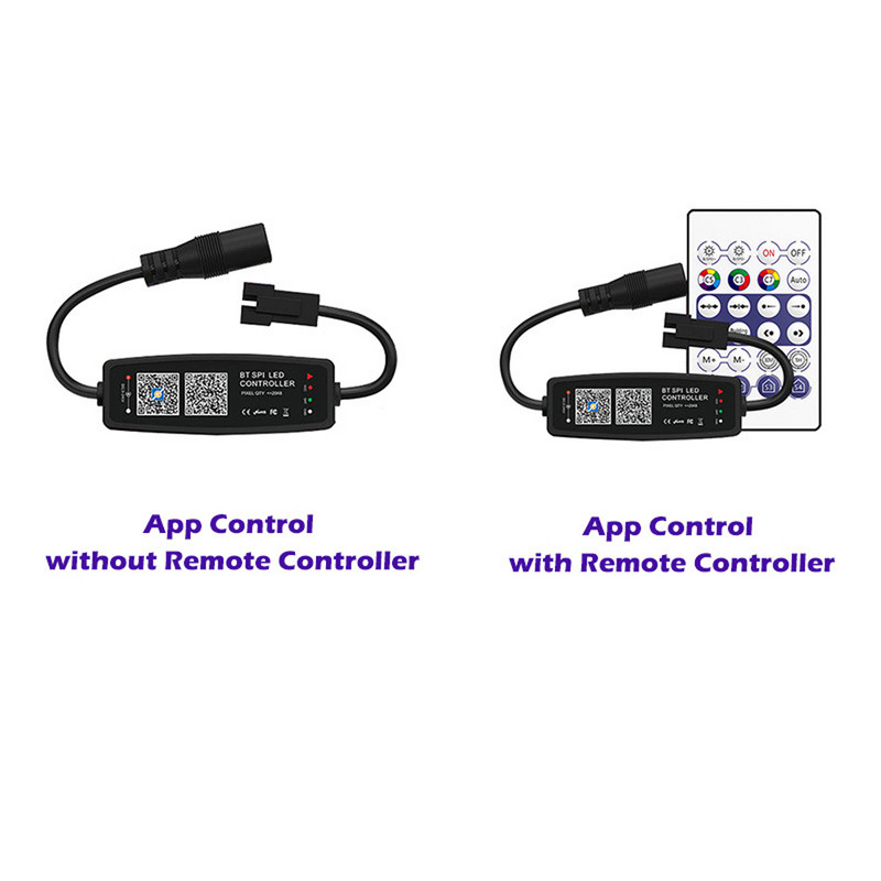 Συμβατό με USB Bluetooth Τηλεχειριστήριο RGB για RGB LED Strip Light WS2812B WS2811 SK6812 Smart Phone APP Control IOS/Android