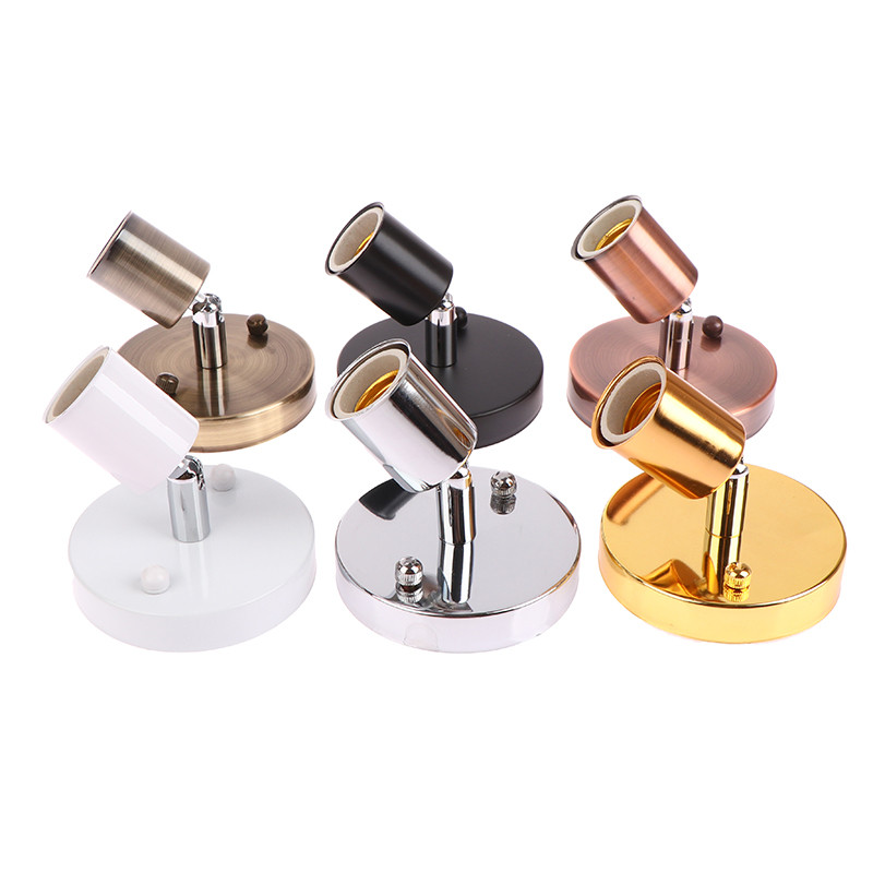 E27 universalus lempos laikiklis, atsparus aukštai temperatūrai keraminis sraigtinis lempos galvutė, metalinė 180 laipsnių vairo lempos lizdo laikiklis Naujas