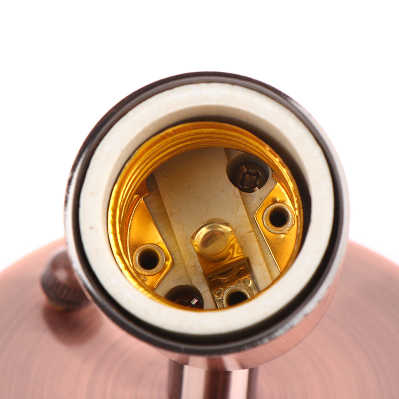 E27 universalus lempos laikiklis, atsparus aukštai temperatūrai keraminis sraigtinis lempos galvutė, metalinė 180 laipsnių vairo lempos lizdo laikiklis Naujas
