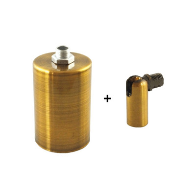 E27 σιδερένιο κάλυμμα με πλαστική πρίζα βάση φωτιστικού τοίχου AC110V/2220V Στήριγμα λαμπτήρα Edison με γωνιακό βραχίονα