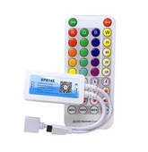 Aplicație Bluetooth Controler LED RGB RGBW DC5-24V Control vocal muzicii 38 de taste 16 milioane de culori cu mod temporizator pentru bandă 5050 2835