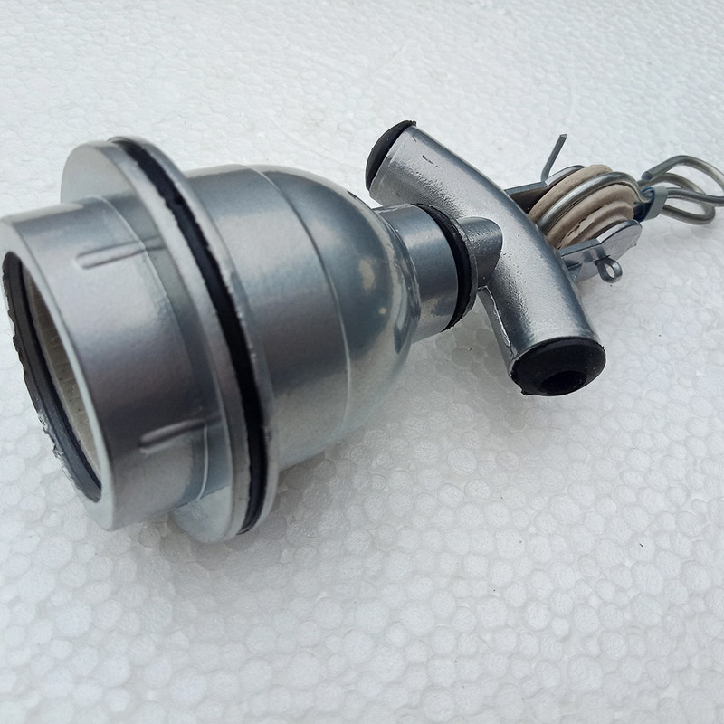 E26 E27 Șurub rezistent la praf/la apă Porțelan DIY Zootehnie Veterinară Fermă Soclu de lumină Rezistent la temperaturi ridicate Suport lampă Tee