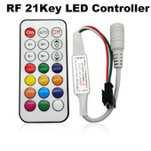 WS2812B WS2811 Ελεγκτής φώτων LED RF 14 κλειδιών 21 πλήκτρων τηλεχειριστήριο Wireless 350+ Dream Effect 4pin SM JST RGB Led Strip Light DC5-24v O