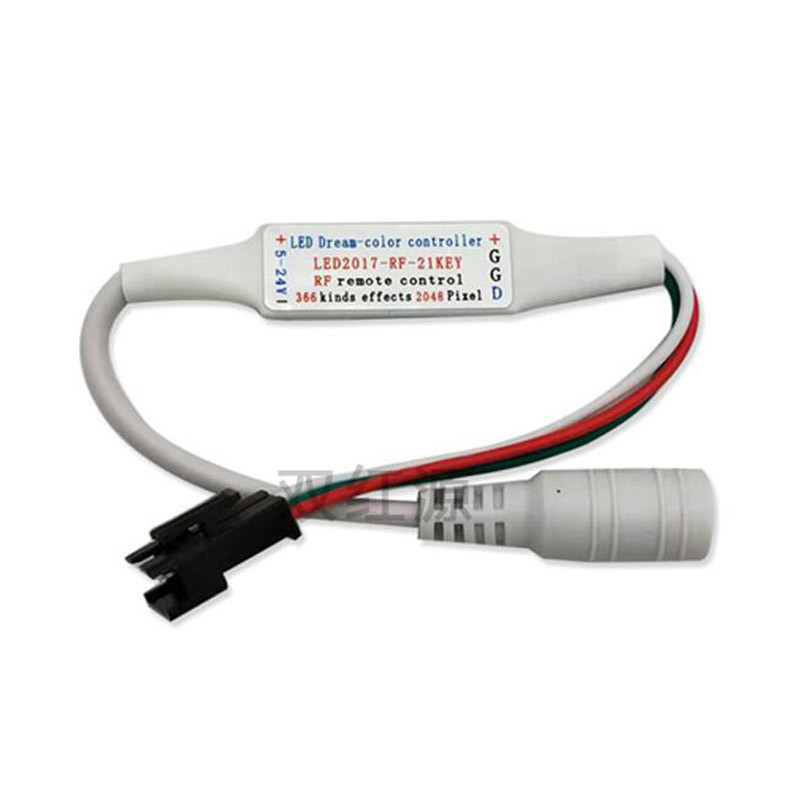WS2812B WS2811 Ελεγκτής φώτων LED RF 14 κλειδιών 21 πλήκτρων τηλεχειριστήριο Wireless 350+ Dream Effect 4pin SM JST RGB Led Strip Light DC5-24v O
