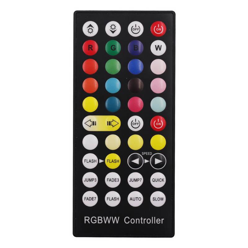 5v 12v 24v LED tālvadības pults priekš RGBWW RGBCCT Led Tape 40 Key IR Remote Control 5050 2835 RGB LED Strip Light Controller Kit