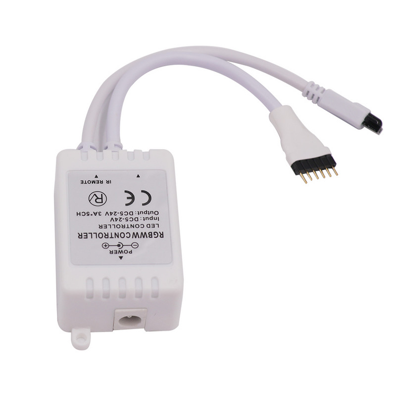 5v 12v 24v LED tālvadības pults priekš RGBWW RGBCCT Led Tape 40 Key IR Remote Control 5050 2835 RGB LED Strip Light Controller Kit