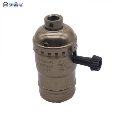 1 Buc Clasic Retro Edison E27 Soclu de lampă Suport de lumină Edison Vintage Suport pentru becuri industriale Socluri pentru lămpi Accesorii pentru iluminat Socuri pentru lămpi
