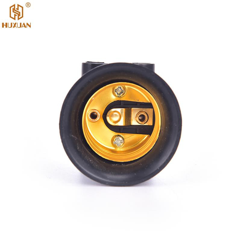 1 gab PBT ugunsdroša E27 spuldzes adaptera lampas turētāja pamatnes ligzdas pārveidošana ar EU spraudni AC100-240V 4A apgaismojumam