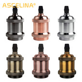 Vintage Edison držač svjetiljke Luster E27 Vijčano postolje LED žarulje 110/220V aluminijsko držače svjetiljke Industrijsko retro držače svjetiljke