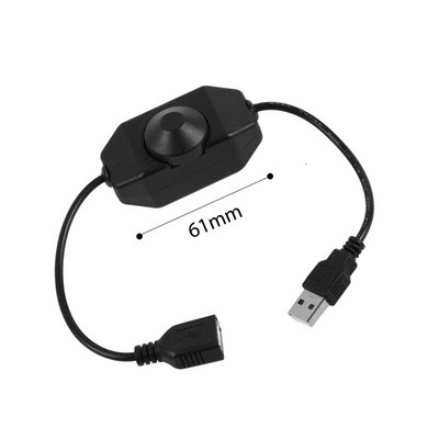 DC 5V USB LED Buton Dimmer DC 5V Panglică Reglarea luminozității Comutator Controler Conector pentru 5050 3528 2835 5 Volți Bandă Lumini