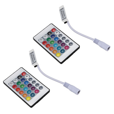 A50I 2X 24 tlačidiel Mini IR diaľkový ovládač pre RGB LED pásik