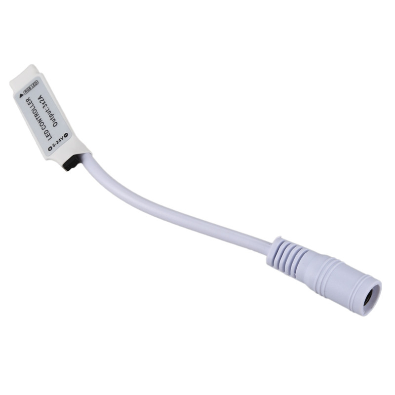 A50I 2X 24 mygtukų mini IR nuotolinio valdymo pultas, skirtas RGB LED juostelei